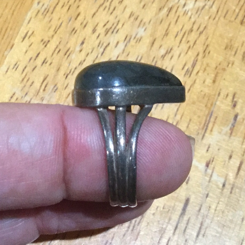 LABRADORITE RING!!! Silver size 7 blue fire - Picture 7 of 8